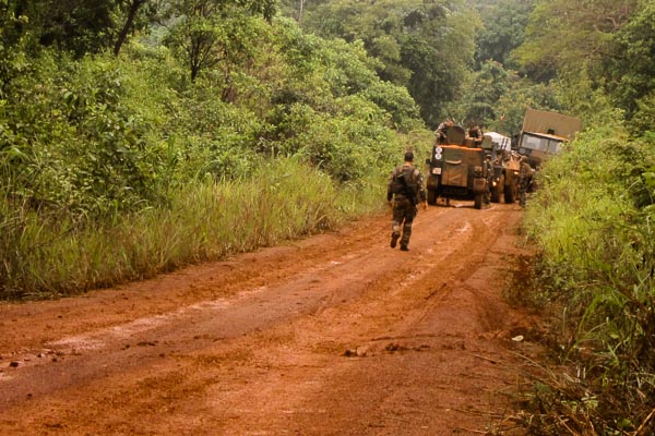 French Foreign Legion Operation Sangaris stuck in the mud, again, Central African Republic