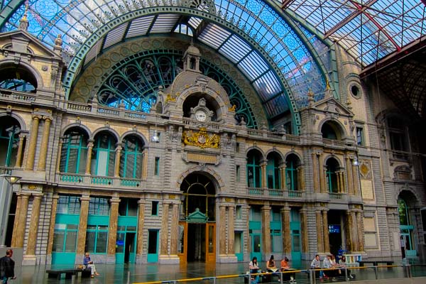 Antwerp train station, Belgium