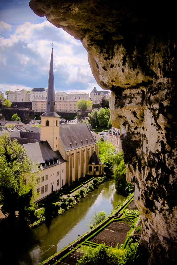 View from the Bock, Luxembourg City