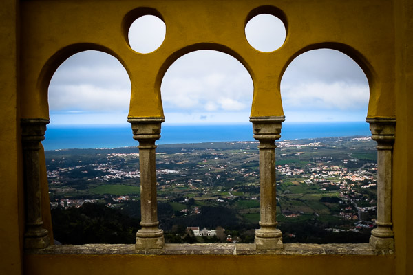 View to the Atlantic from Pena Palace