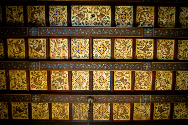 Ceiling detail, Palace of the Dukes of Braganza, Guimarães