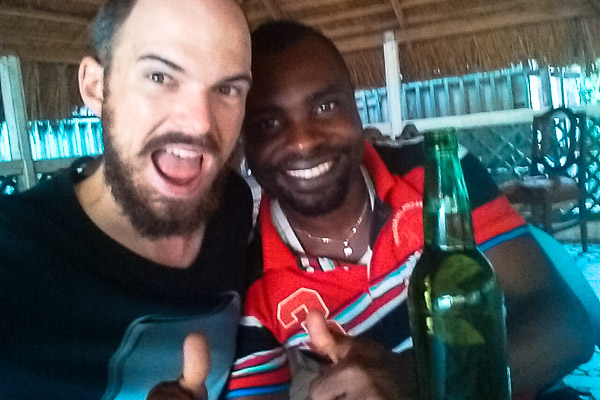 Catching up with Cyrille in Bangui