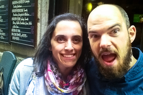 Hanging out with Ángela in Madrid, Spain